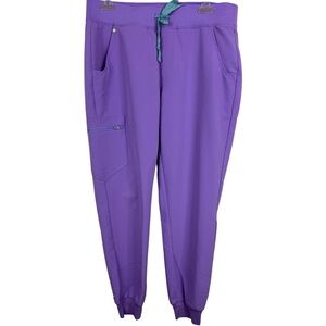Figs Bright Lavender Color Zamora Joggers M